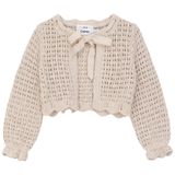Load image into Gallery viewer, Girls Linen Double Breast Set Cardigan
