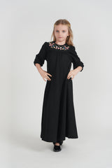 Load image into Gallery viewer, Girls Seersucker Robe With Embroidery
