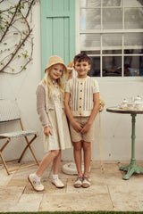 Load image into Gallery viewer, Girls Cotton Striped Design Jumper
