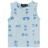 Load image into Gallery viewer, Baby's Faded Printed Sleeveless Top And Pant Set
