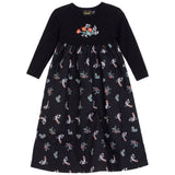 Load image into Gallery viewer, Girls Cotton Floral Robe With Embroidery
