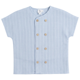 Load image into Gallery viewer, Boys Textured Linen Button Down Shirt

