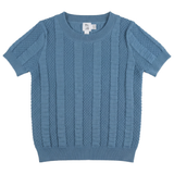 Load image into Gallery viewer, Boys Textured Colomn Design Knit Sweater
