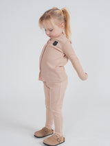 Load image into Gallery viewer, Girls Rib Button Down Top With Pant Set
