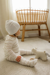 Load image into Gallery viewer, Baby Raised Striped Onesie
