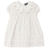 Load image into Gallery viewer, Girls Print Gauze Dress With Scallop Edge Collar
