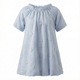 Load image into Gallery viewer, Girls Floral Embroidery With Applique Dress
