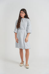 Load image into Gallery viewer, Girls Floral Embroidery With Applique Blouse And Skirt Set
