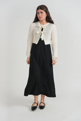 Load image into Gallery viewer, Girls Eyelet Bow Cardi And Robe Set
