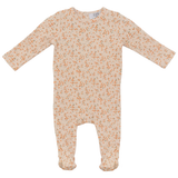 Load image into Gallery viewer, Baby Cotton Rib Floral Onesie
