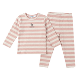 Load image into Gallery viewer, Girls 2X2 Rib Striped 2 PC
