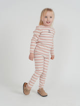 Load image into Gallery viewer, Girls 2X2 Rib Striped 2 PC
