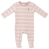 Load image into Gallery viewer, Girls Baby Stripped Onesie

