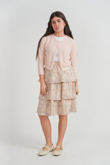 Load image into Gallery viewer, Girls Cotton Floral Skirt
