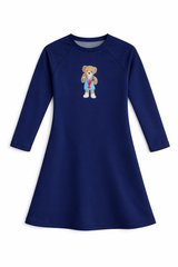 Load image into Gallery viewer, Girls Swim Dress With Bear
