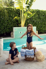 Load image into Gallery viewer, 2 PCS Spandex Swimsuit For Boys
