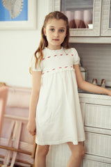 Load image into Gallery viewer, Girls Cotton Floral Girls Dress
