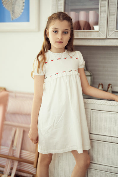Girls Cotton Floral Girls Dress