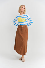 Load image into Gallery viewer, Teen Lemon Knit Sweater
