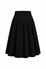 Load image into Gallery viewer, Teen Solid Color Wide Waist Midi Skirt
