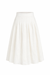 Load image into Gallery viewer, Teen Solid Color Wide Waist Midi Skirt
