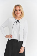 Load image into Gallery viewer, Teens Pointel Cardigan And Shell
