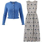 Load image into Gallery viewer, Teens Floral Print Jumper And Knit Cardigan Set
