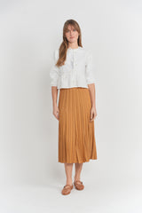 Load image into Gallery viewer, Teen Embroidery Cotton Blouse With Bows
