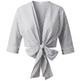 Load image into Gallery viewer, Teens Cotton Wrap Blouse
