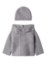 Load image into Gallery viewer, Knit Jacket With Fur Trim
