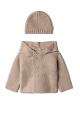 Load image into Gallery viewer, Knit Jacket With Fur Trim
