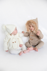 Load image into Gallery viewer, Knit Jacket With Fur Trim

