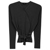 Load image into Gallery viewer, Wrap Pointelle Knit Top
