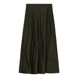 Load image into Gallery viewer, Paneled Midi Leather Skirt
