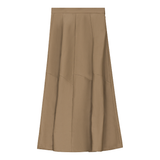 Load image into Gallery viewer, Paneled Midi Leather Skirt

