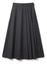 Load image into Gallery viewer, Side Pleated Wrap Midi Skirt
