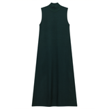 Load image into Gallery viewer, Knit Midi Mock A Line Jumper
