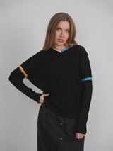 Load image into Gallery viewer, Ladies Drop Sleeve Ribbed Knit Sweater
