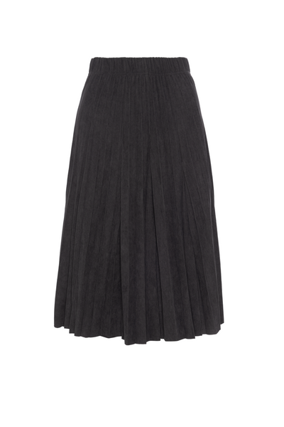 Corduroy Crinkle Pleated Skirt