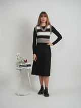 Load image into Gallery viewer, Ladies Striped Knit Vest
