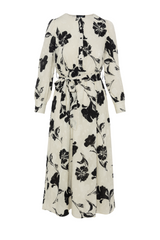 Load image into Gallery viewer, Ladies Printed Satin A line Dress
