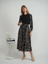 Load image into Gallery viewer, Ladies Cropped Midi Dress Set
