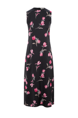 Load image into Gallery viewer, Ladies Printed Satin Midi Jumper
