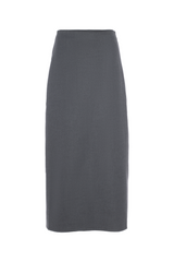 Load image into Gallery viewer, Cool Wool Midi A Line Strap Skirt
