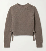 Load image into Gallery viewer, Cropped Belt Sweater
