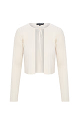 Load image into Gallery viewer, Cropped Knit Tie Cardigan
