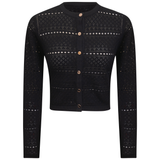 Load image into Gallery viewer, Ladies Cropped Crochet Cardigan

