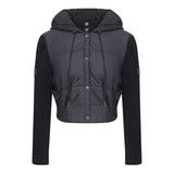 Load image into Gallery viewer, Quilted Sweater Combo Jacket
