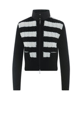 Load image into Gallery viewer, Striped Knit Quilt Cardigan
