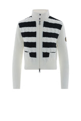 Load image into Gallery viewer, Striped Knit Quilt Cardigan

